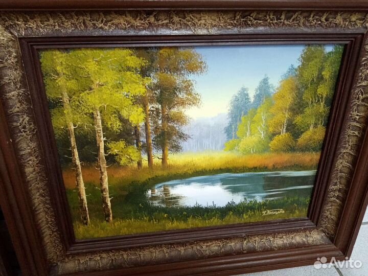 Картины маслом на холсте. Я. Кольцова и Рассыпнов