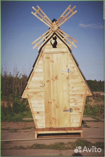 Дачный туалет с дельфином RBI