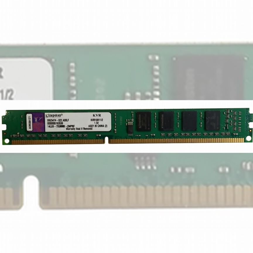 [KVR16N11/2] Оперативная Память Kingston Ddr3 2gb Kvr16n11/2