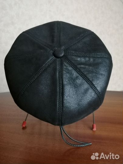 Кепка женская натуральная кожа