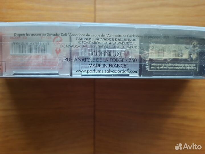 Туалетная вода Salvador Dali, Франция