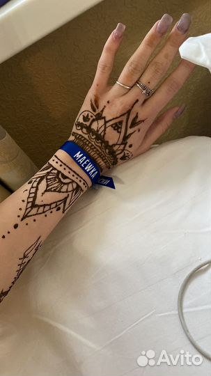 Мехенди,рисунки хной,временные тату