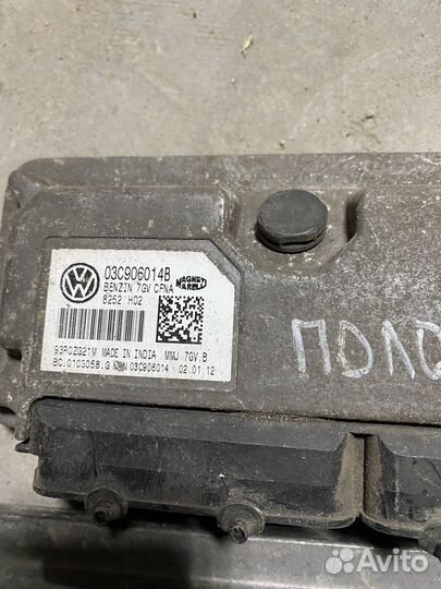 Volkswagen polo седан эбу