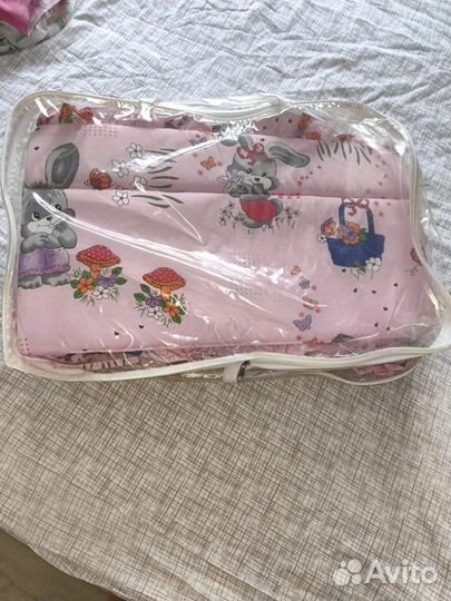 Детская кровать для новорожденных с матрасом