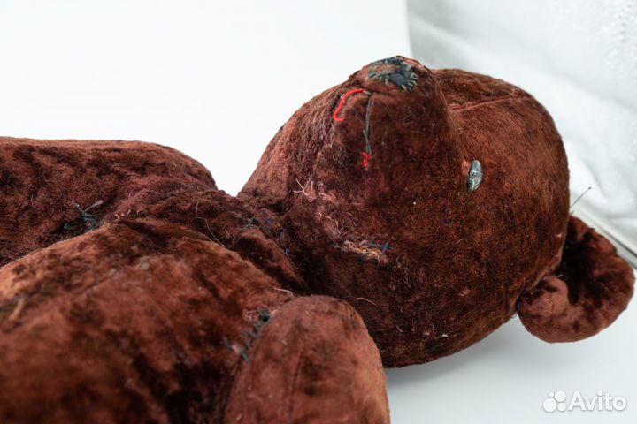 Медведь плюшевый 30 годы СССР опилочный