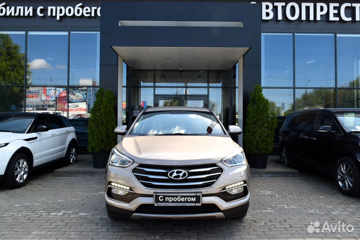 Hyundai Santa Fe 2.2 AT, 2017, 77 970 км