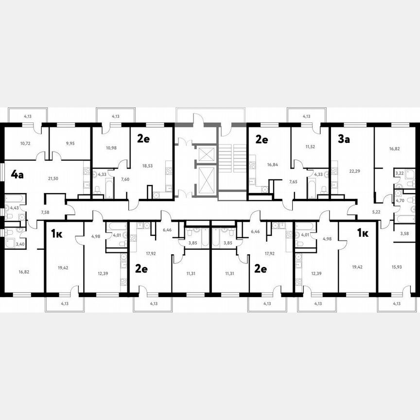 1-к. квартира, 41,5 м², 13/17 эт.
