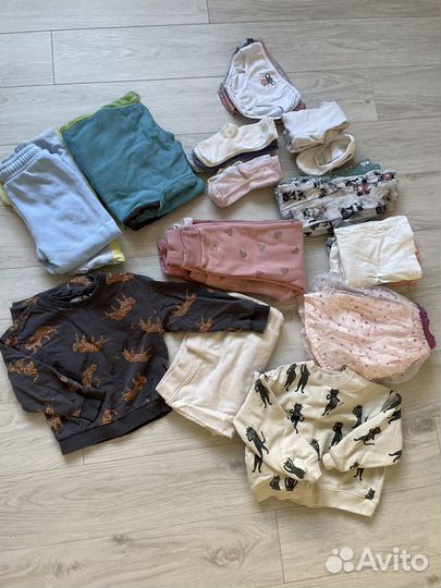 Пакет одежды на девочку 104 110 116
