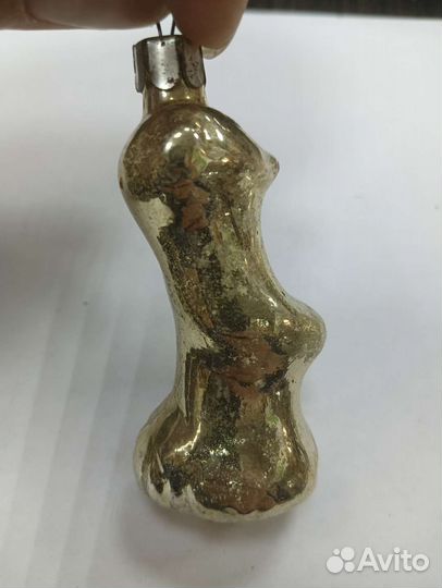 Ёлочная игрушка суслик СССР