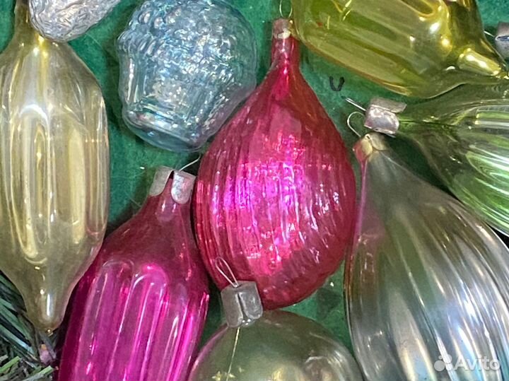 Елочные игрушки СССР Льдинки Лот 301