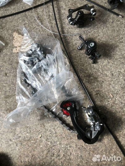 Руль,тормоза,монетки Shimano