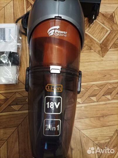 Пылесос philips 18v li