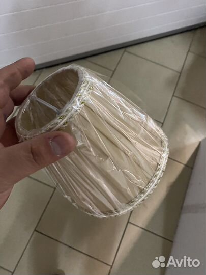 Абажур тряпочный