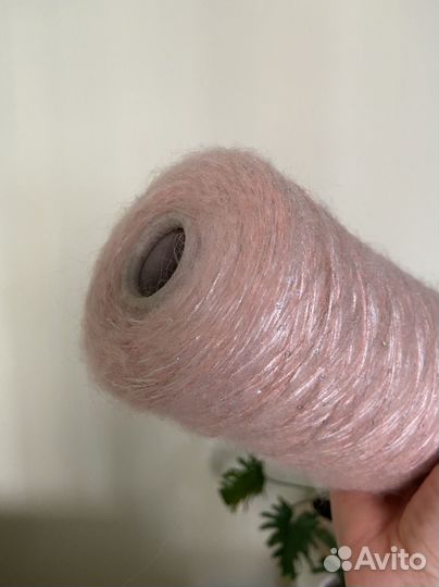 Пряжа мохер с голограф. пайеткой 300гр италия