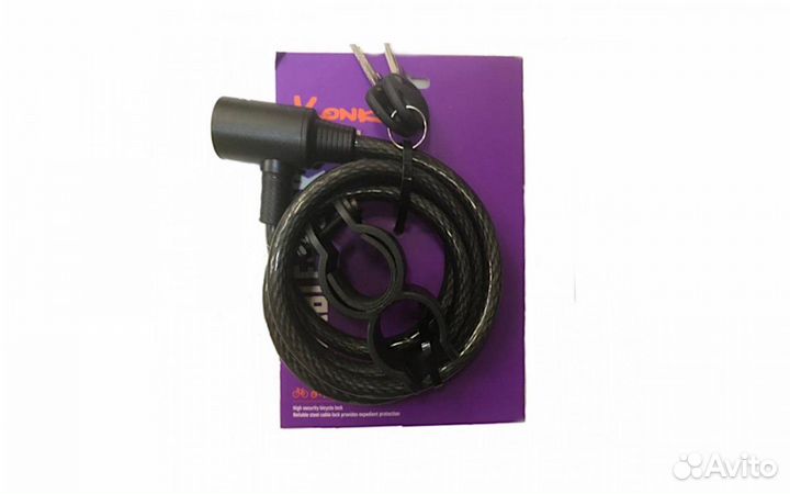 Трос-замок klonk, 10x1200 мм, 10311