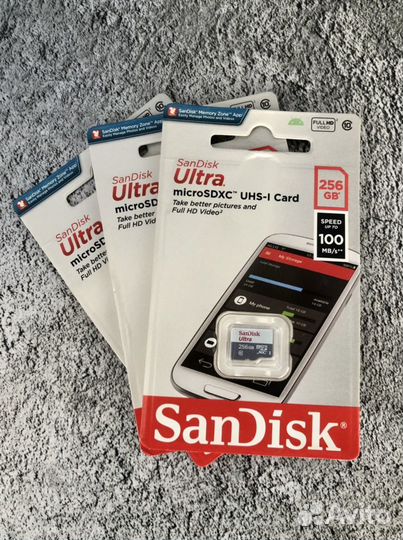 Карта памяти SanDisk Ultra 256 MicroSD
