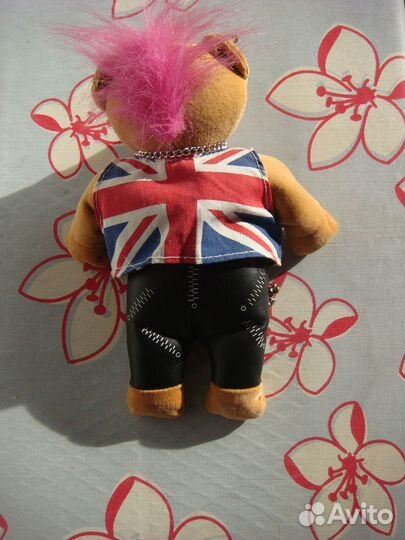 Плюшевая игрушка мишка панк