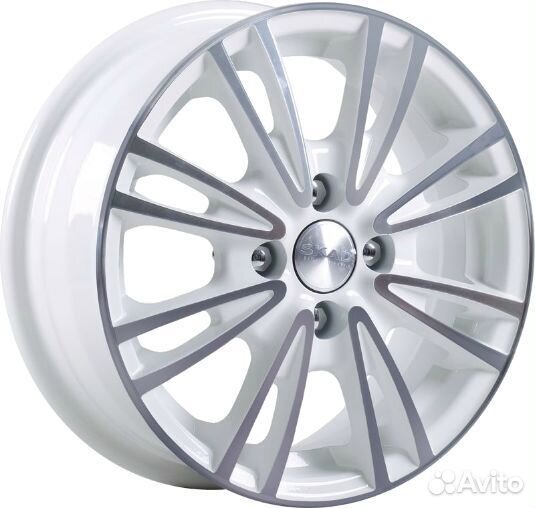 R14 4x100 5,5J ET39 D67,1 Скад Пантера алмаз-белый