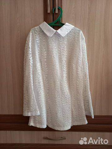 Блузка белая р42
