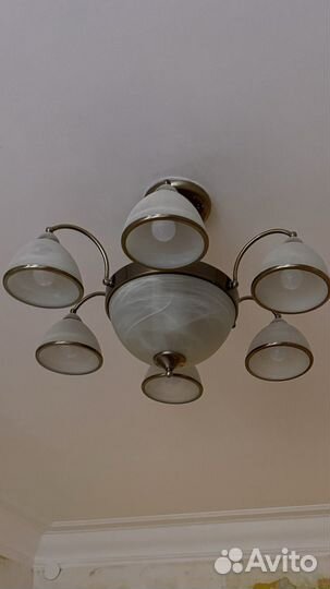Люстра потолочная бу