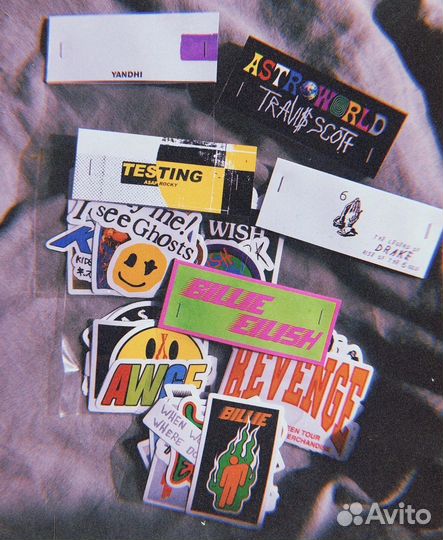 Стикеры из винила