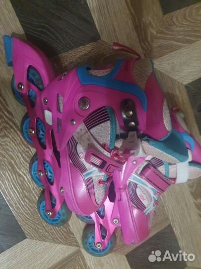 Роликовые коньки детские раздвижные