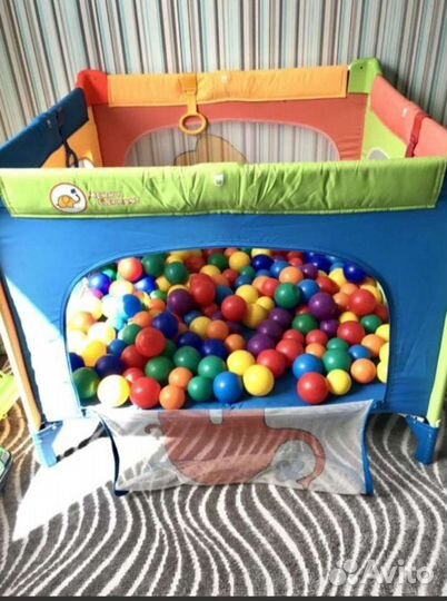 Большой детский манеж палатка