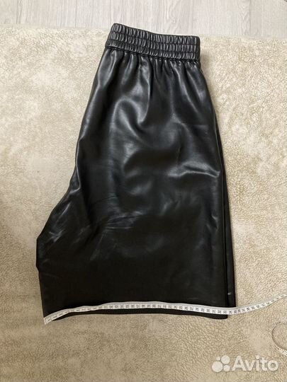 Шорты женские кожаные