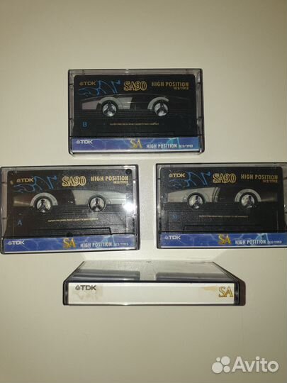 Аудиокассета tdk sa 1997-1999