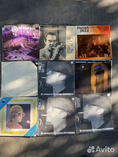 Виниловые пластинки цена за все