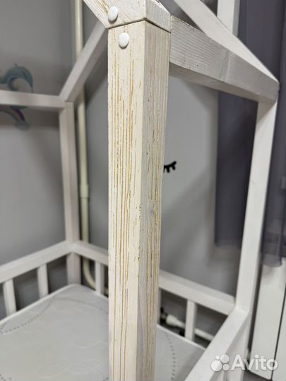 Кроватка домик бу 80/160