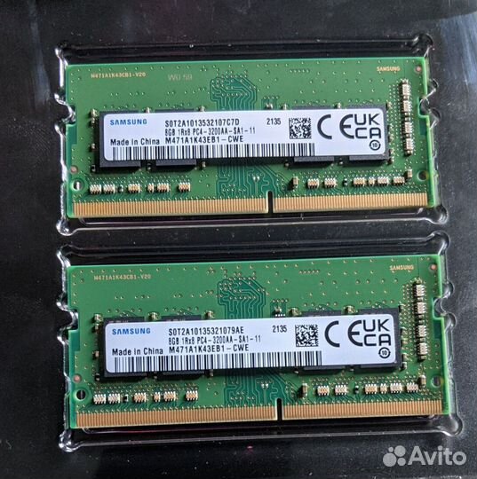 Оперативная память Samsung M471A1K43EB1-CWE 16гб