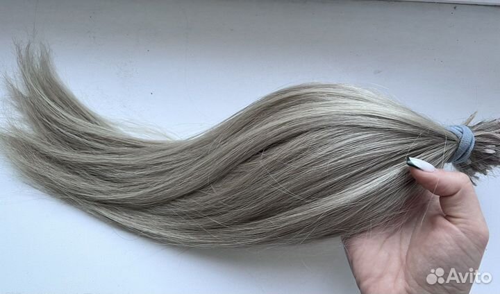 Волосы для наращивания блонд