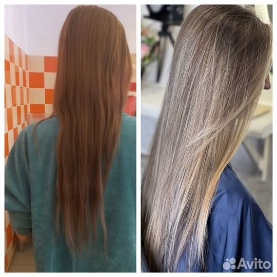 Сложные техники окрашивания, стрижки, однотон