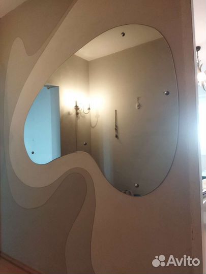 Зеркало фигурное современное 150#115