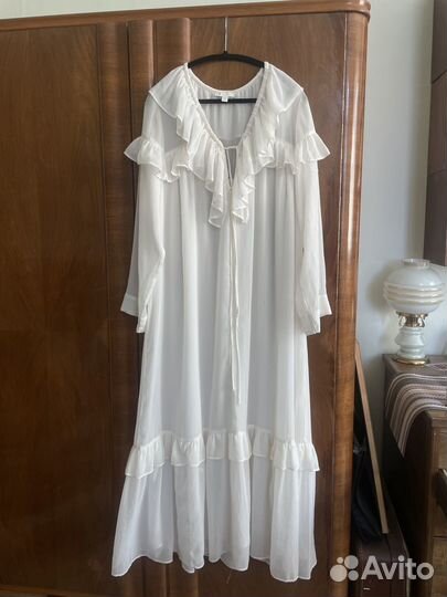 Белое платье H&M