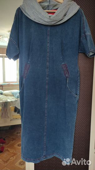 Джинсовое платье