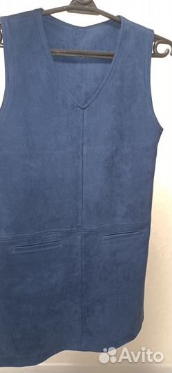 Замшевый сарафан