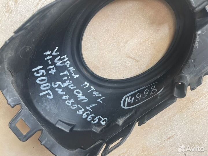 Накладка птф левая Volkswagen Tiguan 1 С 2011 По