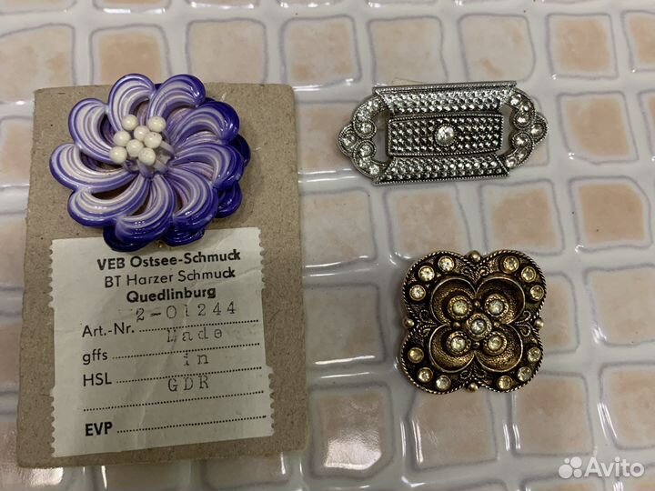 Брошь винтаж СССР