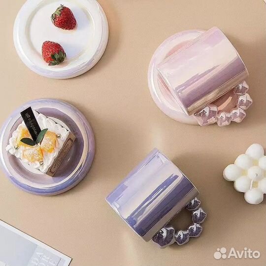 Набор чашка с блюдцем