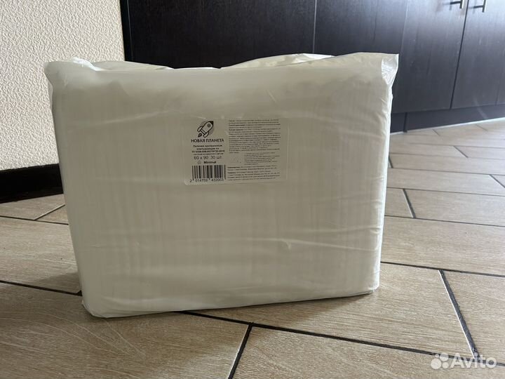 Пелёнки одноразовые 60х90 - 30 штук