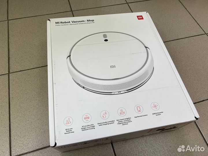 Робот-пылесос Xiaomi Mi Robot Vacuum Mop белый