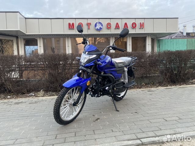 Новый мопед alpha riger 125 blue