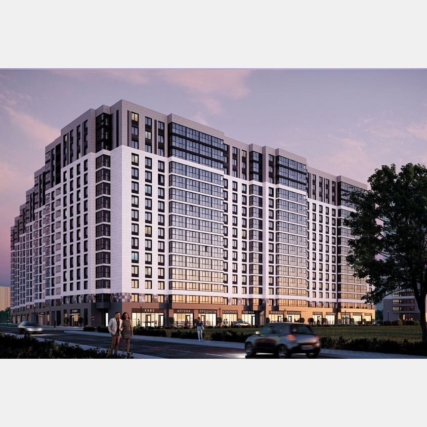 3-к. квартира, 89,8 м², 6/16 эт.
