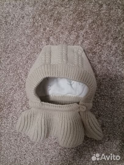 Шапка с манишкой Журавлик