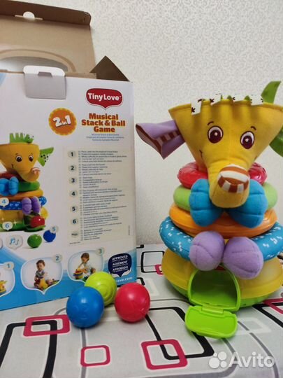 Пирамидка Слоник Tiny love