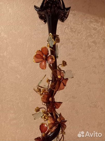 Ваза цветное стекло