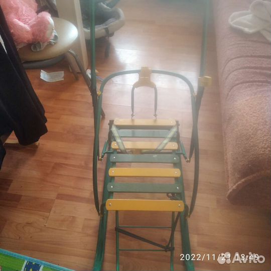 Детские санки с колесами