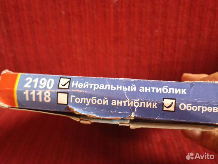 Элемент зеркальный правый с подогревом для Калины